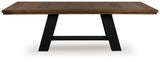 Furniture City Slidell - Ashley Furniture - Greddinton Dining Extension Table - Dining Extension Table / Brown/Black - PCD824D11