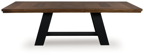 Furniture City Slidell - Ashley Furniture - Greddinton Dining Extension Table - Dining Extension Table / Brown/Black - PCD824D11