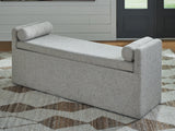 Furniture City Slidell - Ashley Furniture - Galliden Dining Room - Large UPH Dining Room Bench / Beige - D841-00