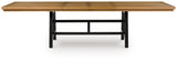 Furniture City Slidell - Ashley Furniture - Galliden Dining Room - RECT Dining Room EXT Table / Black/Brown - D841-55