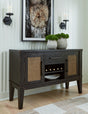 Furniture City Slidell - Ashley Furniture - Galliden Dining Room - RECT Dining Room EXT Table / Black/Brown - D841-55