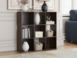 Furniture City Slidell - Ashley Furniture - Glosmount Nine Cube Organizer - Nine Cube Organizer / Cherry/Light Brown - EA1055-3X3