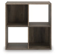 Furniture City Slidell - Ashley Furniture - Shallifer Four Cube Organizer - Four Cube Organizer / Brown - EA1104-2X2