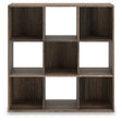 Furniture City Slidell - Ashley Furniture - Shallifer Nine Cube Organizer - Nine Cube Organizer / Brown - EA1104-3X3