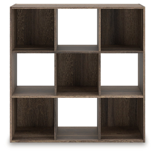 Furniture City Slidell - Ashley Furniture - Shallifer Nine Cube Organizer - Nine Cube Organizer / Brown - EA1104-3X3