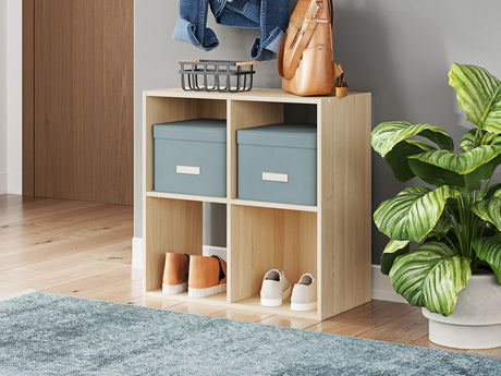 Furniture City Slidell - Ashley Furniture - Piperton Four Cube Organizer - Four Cube Organizer / Charcoal - EA5514-2X2
