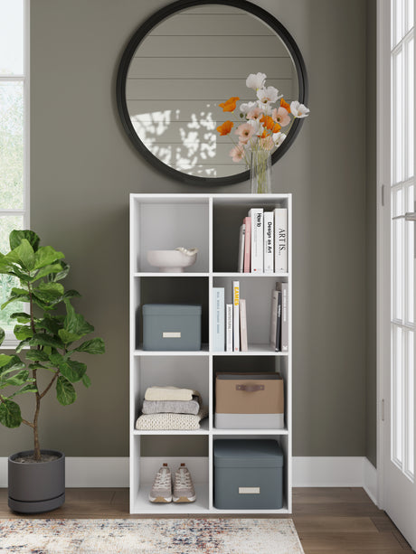 Furniture City Slidell - Ashley Furniture - Onita Eight Cube Organizer - Eight Cube Organizer / White - EA9630-4X2