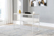 Furniture City Slidell - Ashley Furniture - Deznee Office Desk - Home Office Desk / White - H162-14
