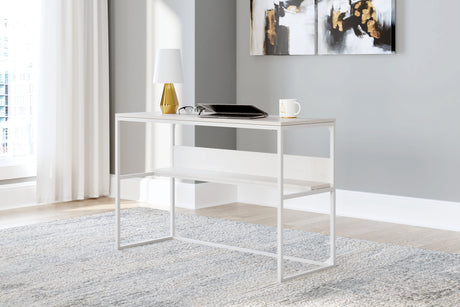 Furniture City Slidell - Ashley Furniture - Deznee Office Desk - Home Office Desk / White - H162-14
