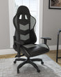 Furniture City Slidell - Ashley Furniture - Lynxtyn Desk Chair - Home Office Swivel Desk Chair / White/Gray - H400-08A