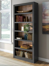 Furniture City Slidell - Ashley Furniture - Wildenauer Bookcase - Bookcase / Brown/Black - H664-70