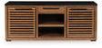 Furniture City Slidell - Ashley Furniture - Kallari Bookcase - Credenza / Warm Brown/Black - H737-60
