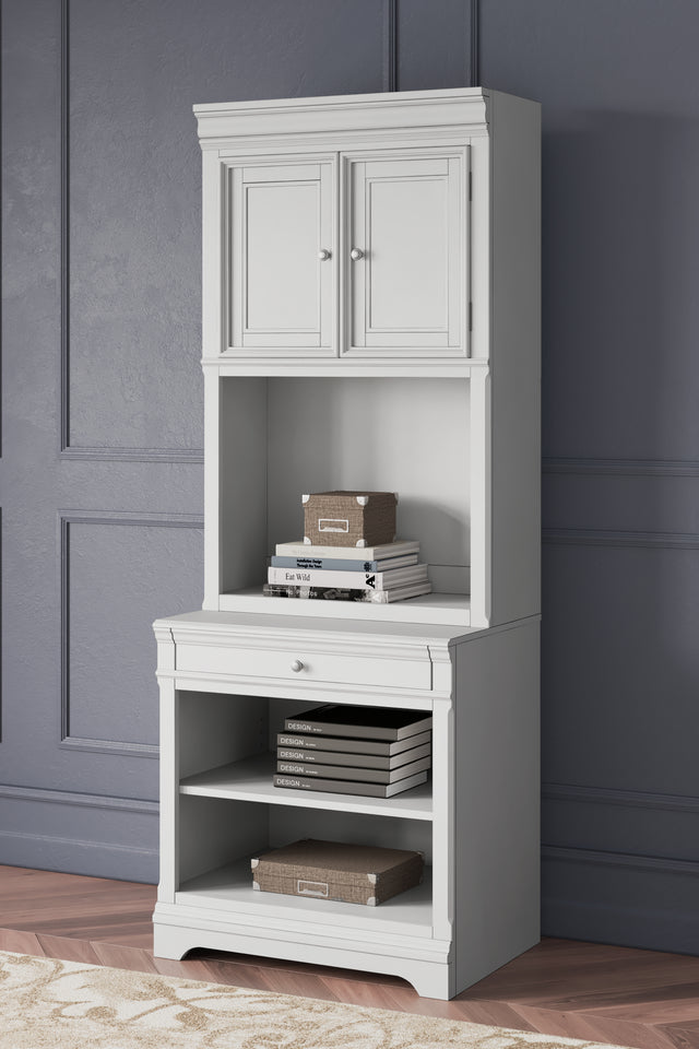 Furniture City Slidell - Ashley Furniture - Kanwyn Bookcase - Bookcase / Whitewash - H777H7