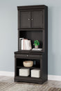 Furniture City Slidell - Ashley Furniture - Beckincreek Bookcase - Bookcase / Black - H778H7