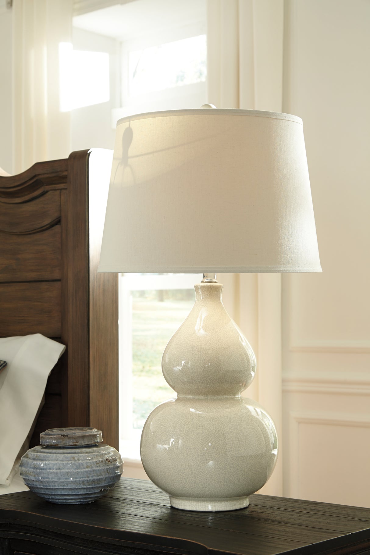 Furniture City Slidell - Ashley Furniture - Saffi Lighting - Table Lamp (Set of 2) / Cream - L100074X2