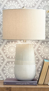 Furniture City Slidell - Ashley Furniture - Shavon Lighting - Table Lamp (Set of 2) / Beige/White - L100724X2