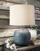 Furniture City Slidell - Ashley Furniture - Malthace Lighting - Table Lamp (Set of 2) / Patina - L207304X2