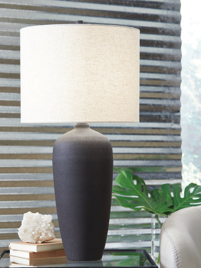 Furniture City Slidell - Ashley Furniture - Ryenburg Lighting - Metal Table Lamp (1/CN) / Black - L207584