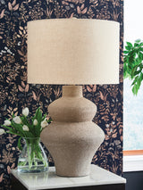 Furniture City Slidell - Ashley Furniture - Jossleigh Lighting - Metal Table Lamp (1/CN) / Beige - L207624