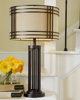 Furniture City Slidell - Ashley Furniture - Hanswell Lighting - Table Lamp (Set of 2) / Dark Brown - L208294X2