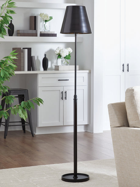 Furniture City Slidell - Ashley Furniture - Wimner Lighting - Metal Floor Lamp (1/CN) / Antique Bronze Finish - L208461