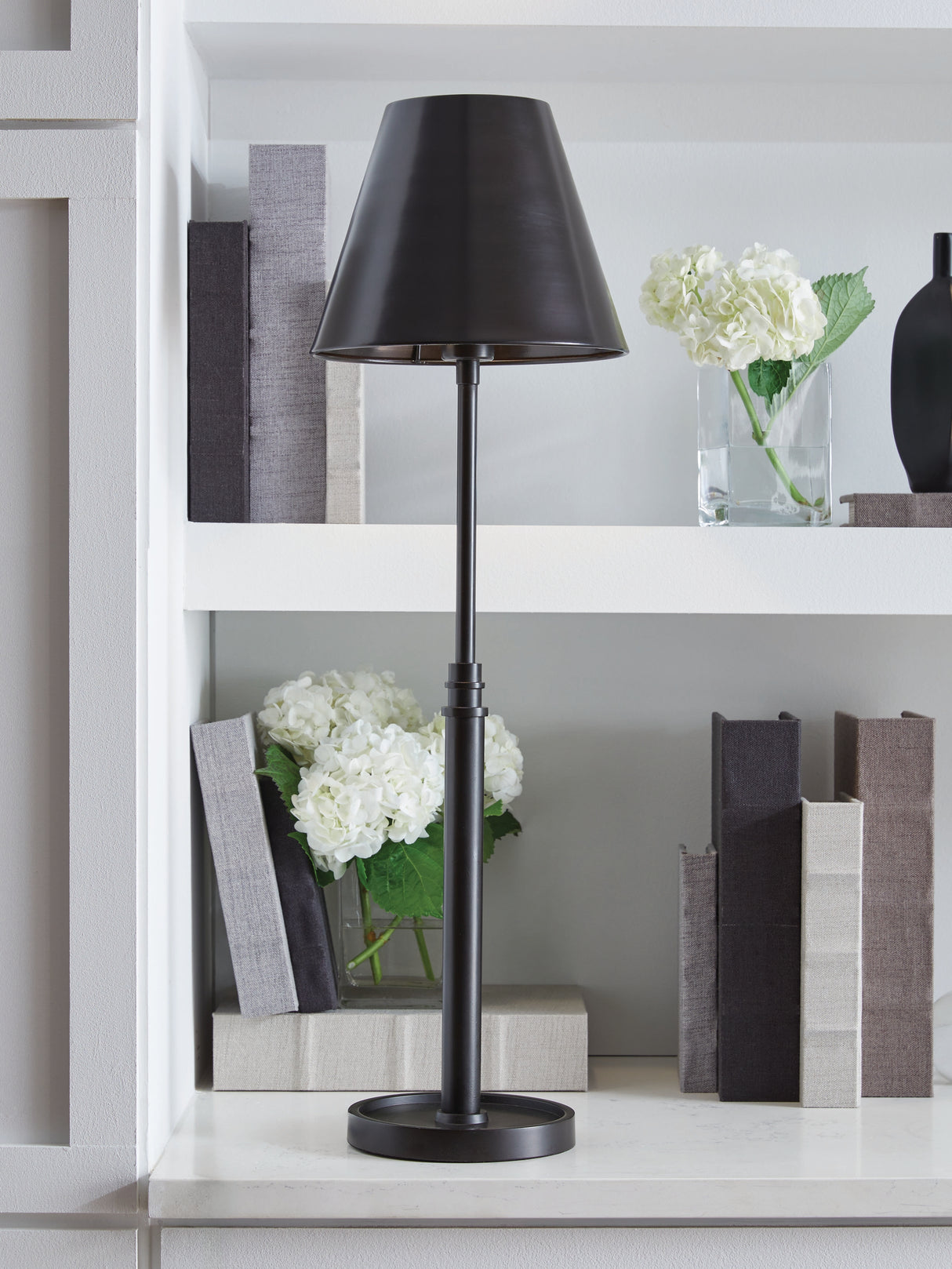 Furniture City Slidell - Ashley Furniture - Wimner Lighting - Metal Table Lamp (1/CN) / Antique Bronze Finish - L208464