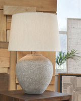 Furniture City Slidell - Ashley Furniture - Dreward Lighting - Metal Table Lamp (1/CN) / Distressed Gray - L235694