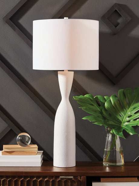 Furniture City Slidell - Ashley Furniture - Davinford Lighting - Poly Table Lamp (1/CN) / White - L236004