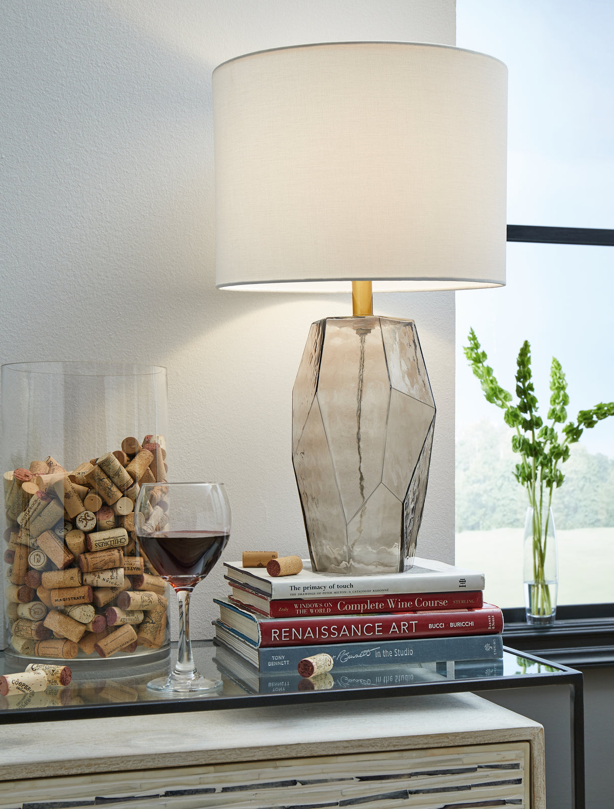 Furniture City Slidell - Ashley Furniture - Taylow Lighting - Table Lamp (Set of 2) / Gray - L430794X2