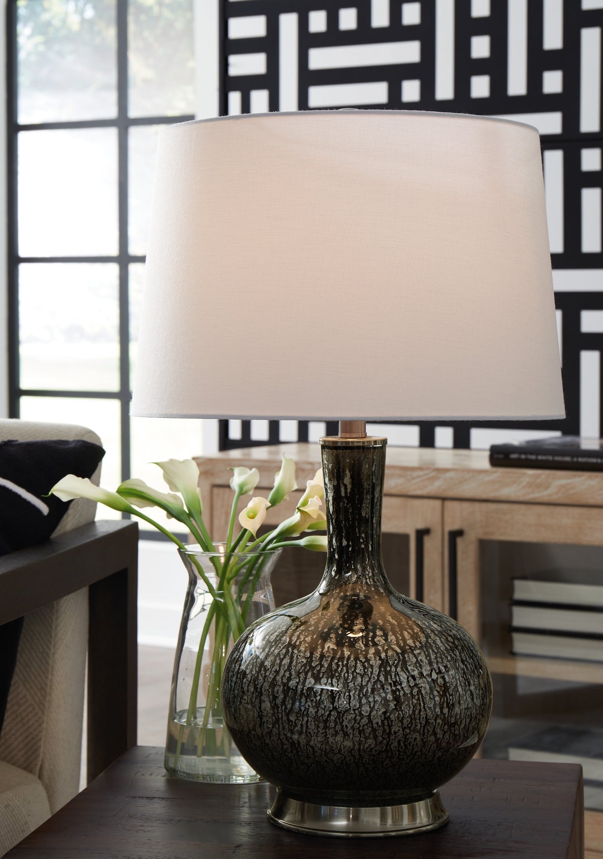 Furniture City Slidell - Ashley Furniture - Tenslow Lighting - Table Lamp (Set of 2) / Antique Black - L430844X2