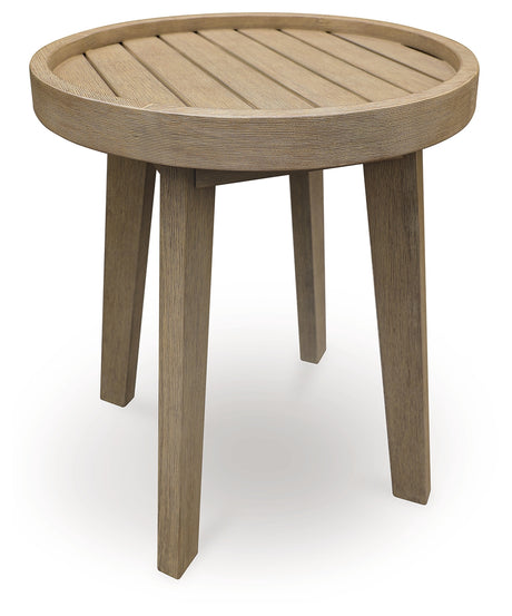 Furniture City Slidell - Ashley Furniture - Marina Sun Outdoor - Adirondack Chair / Beige - PCP204-898