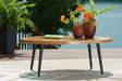 Furniture City Slidell - Ashley Furniture - Horizon Hall Outdoor - Sofa with Cushion / Brown/Green - P572-838