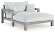Furniture City Slidell - Ashley Furniture - Hurley Park Outdoor - Square End Table / Gray - PCP695-702