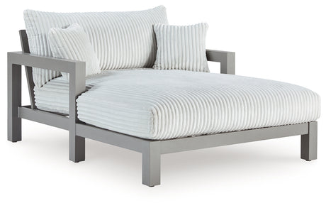 Furniture City Slidell - Ashley Furniture - Hurley Park Outdoor - Square End Table / Gray - PCP695-702