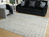 Furniture City Slidell - Ashley Furniture - Turinwith Rug - 7'10" x 9'10" Area Rug / Ivory/Black - R407551
