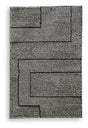 Furniture City Slidell - Ashley Furniture - Kurtmen Rug - 5' x 7' Area Rug / Black/Ivory - R407592