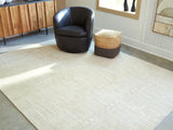 Furniture City Slidell - Ashley Furniture - Wolbert Rug - 5' x 7' Area Rug / Tan/Ivory - R407662