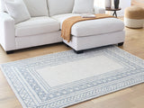 Furniture City Slidell - Ashley Furniture - Azelhurst Rug - 5' x 7' Area Rug / Blue/Ivory/Gray - R407852