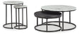 Furniture City Slidell - Ashley Furniture - Jusmour Table (Set of 4) - Occasional Nesting TBL (4/CN) / Black/White - T161-14