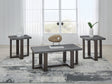 Furniture City Slidell - Ashley Furniture - Dynnford Table (Set of 3) - Occasional Table Set (3/CN) / Gray/Brown - T216-13