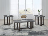 Furniture City Slidell - Ashley Furniture - Dynnford Table (Set of 3) - Occasional Table Set (3/CN) / Gray/Brown - T216-13