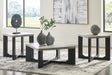 Furniture City Slidell - Ashley Furniture - Sharstorm Table (Set of 3) - Occasional Table Set (3/CN) / Two-tone Gray - T251-13