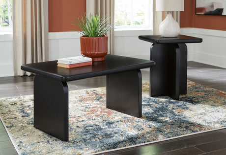 Furniture City Slidell - Ashley Furniture - Mitchalli Table (Set of 2) - Occasional Table Set (Set of 2) / Black - T313-12