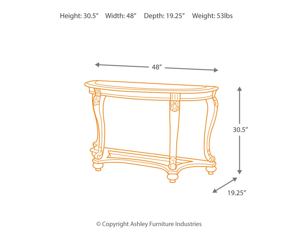 Norcastle Sofa/Console Table