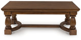 Furniture City Slidell - Ashley Furniture - Sturlayne Coffee Table - Rectangular Cocktail Table / Brown - T609-1