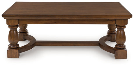Furniture City Slidell - Ashley Furniture - Sturlayne Coffee Table - Rectangular Cocktail Table / Brown - T609-1