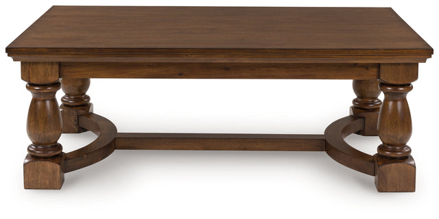 Furniture City Slidell - Ashley Furniture - Sturlayne Coffee Table - Rectangular Cocktail Table / Brown - T609-1