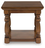 Furniture City Slidell - Ashley Furniture - Sturlayne End Table - Rectangular End Table / Brown - T609-3