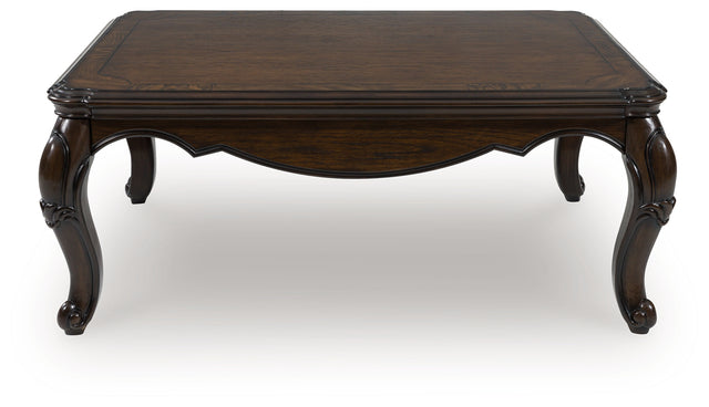 Furniture City Slidell - Ashley Furniture - Maylee Coffee Table - Rectangular Cocktail Table / Dark Brown - T617-1