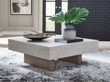Furniture City Slidell - Ashley Furniture - Jorlaina Coffee Table - Square Cocktail Table / Light Grayish Brown - T622-8